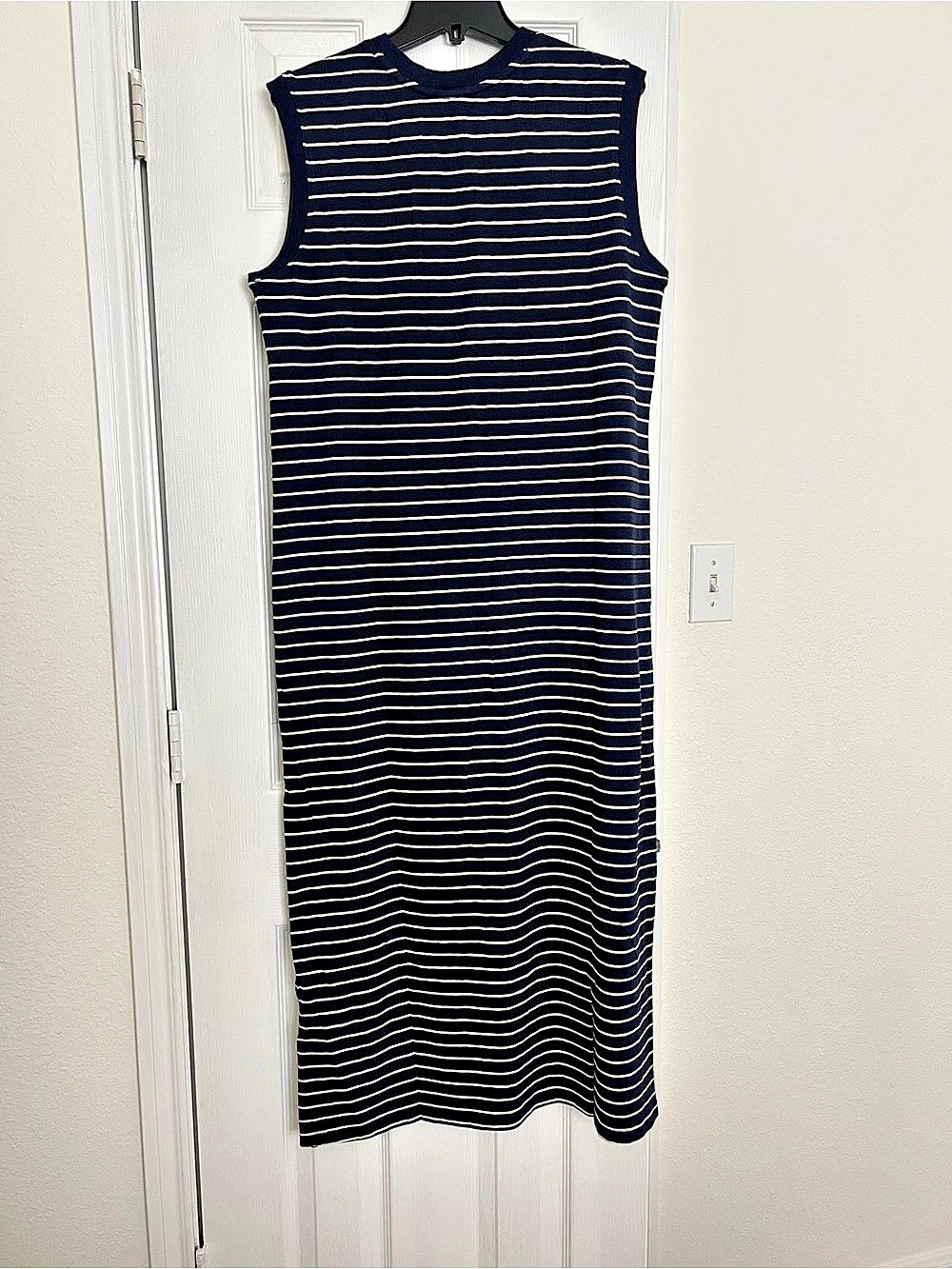 pact Striped Maxi Dress in Blue & White Size New, never worn - Picture 4 of 5